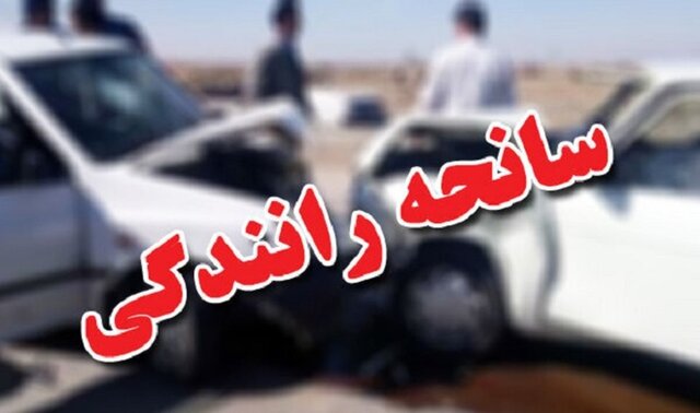 یک کشته و ۴ مصدوم بر اثر برخورد ۲ خودرو با یک شتر